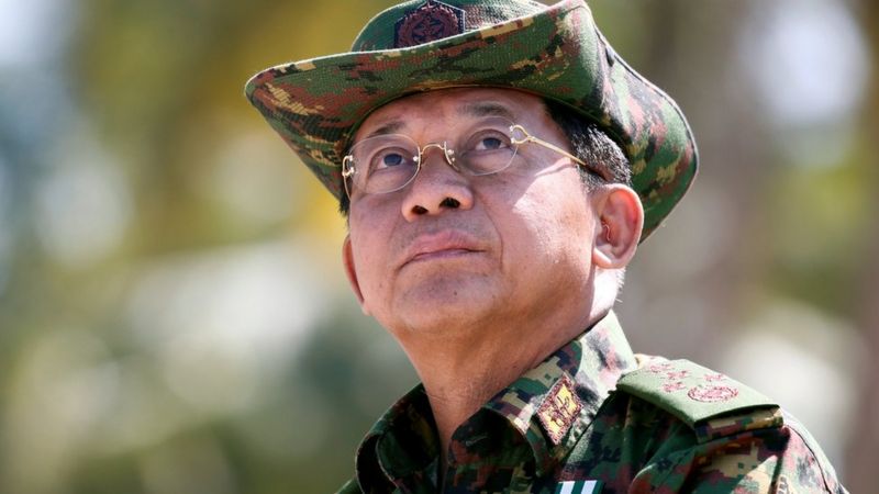 쿠데타로 미얀마를 혼란에 빠지게 한 '민 아웅 흘라잉' 미얀마군 최고사령관